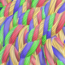 Multi-scale yarn appearance model