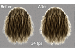 Detail-preserving real-time hair filtering