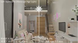Neural complex luminaire rendering results